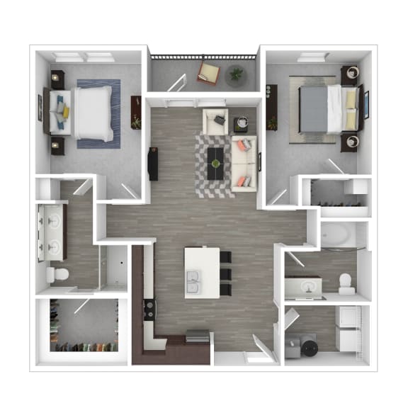 Floor Plans of Azalea Bay Apartments in Gulf Breeze, FL